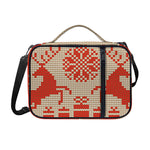 Xmas Deer Knitted Print Shoulder Strap Bible Bag