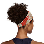 Xmas Deer Knitted Print Sports Headband