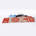 Xmas Deer Knitted Print Sports Towel