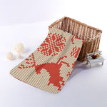 Xmas Deer Knitted Print Towel