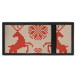 Xmas Deer Knitted Print Trifold Wallet