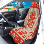 Xmas Deer Knitted Print Waterproof Car Seat Cover