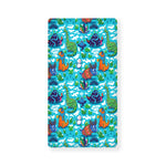 Xmas Dinosaur Pattern Print Baby Crib Sheet