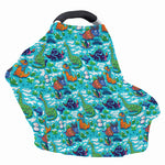 Xmas Dinosaur Pattern Print Baby Seat Cover
