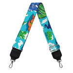 Xmas Dinosaur Pattern Print Bag Strap