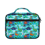 Xmas Dinosaur Pattern Print Briefcase Bible Bag