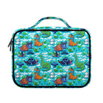 Xmas Dinosaur Pattern Print Briefcase Bible Bag