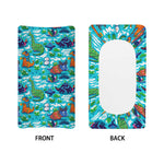 Xmas Dinosaur Pattern Print Changing Pad Cover
