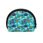 Xmas Dinosaur Pattern Print Coin Purse