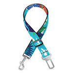 Xmas Dinosaur Pattern Print Dog Seat Belt
