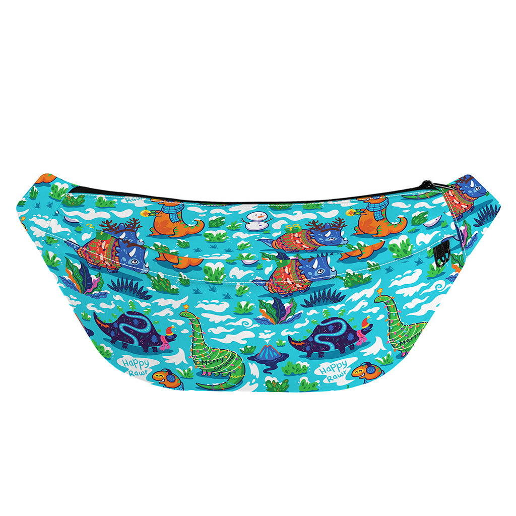 Xmas Dinosaur Pattern Print Fanny Pack