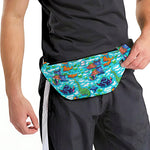 Xmas Dinosaur Pattern Print Fanny Pack