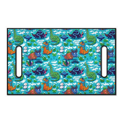 Xmas Dinosaur Pattern Print Golf Cart Seat Cover