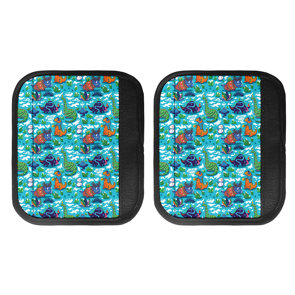 Xmas Dinosaur Pattern Print Handle Covers