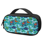 Xmas Dinosaur Pattern Print Insulin Cooler Travel Case