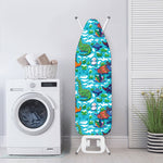 Xmas Dinosaur Pattern Print Ironing Board Cover