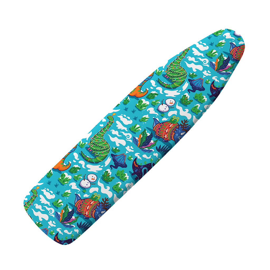 Xmas Dinosaur Pattern Print Ironing Board Cover