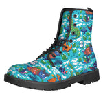 Xmas Dinosaur Pattern Print Backpack