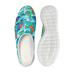 Xmas Dinosaur Pattern Print Mesh Casual Shoes