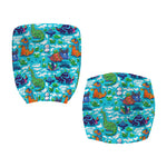 Xmas Dinosaur Pattern Print Office Chair Cover