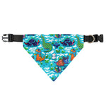 Xmas Dinosaur Pattern Print Over The Collar Dog Bandana