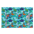 Xmas Dinosaur Pattern Print Placemat