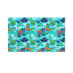 Xmas Dinosaur Pattern Print Polyester Flag