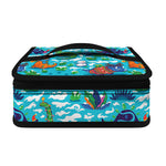 Xmas Dinosaur Pattern Print Small Lunch Bag