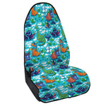 Xmas Dinosaur Pattern Print Waterproof Car Seat Cover