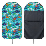 Xmas Dinosaur Pattern Print Waterproof Car Seat Cover