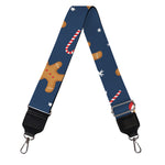 Xmas Gingerbread Man Pattern Print Bag Strap