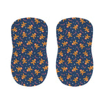 Xmas Gingerbread Man Pattern Print Bar Stool Covers