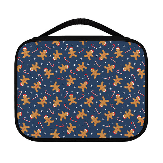 Xmas Gingerbread Man Pattern Print Classic Bible Case