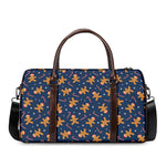 Xmas Gingerbread Man Pattern Print Duffle Bag