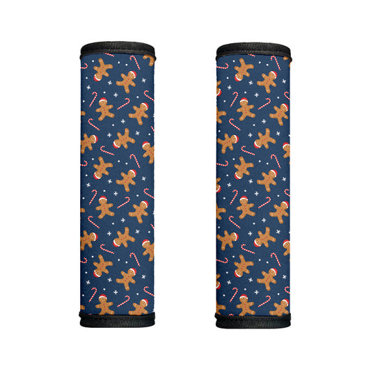 Xmas Gingerbread Man Pattern Print Handle Covers