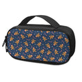 Xmas Gingerbread Man Pattern Print Portable Cooler Travel Case