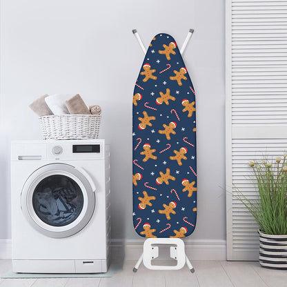 Xmas Gingerbread Man Pattern Print Ironing Board Cover