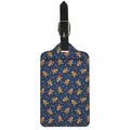 Xmas Gingerbread Man Pattern Print Luggage Tag