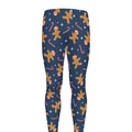 Xmas Gingerbread Man Pattern Print Men's Leggings