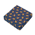 Xmas Gingerbread Man Pattern Print Outdoor Seat Cushion Cover