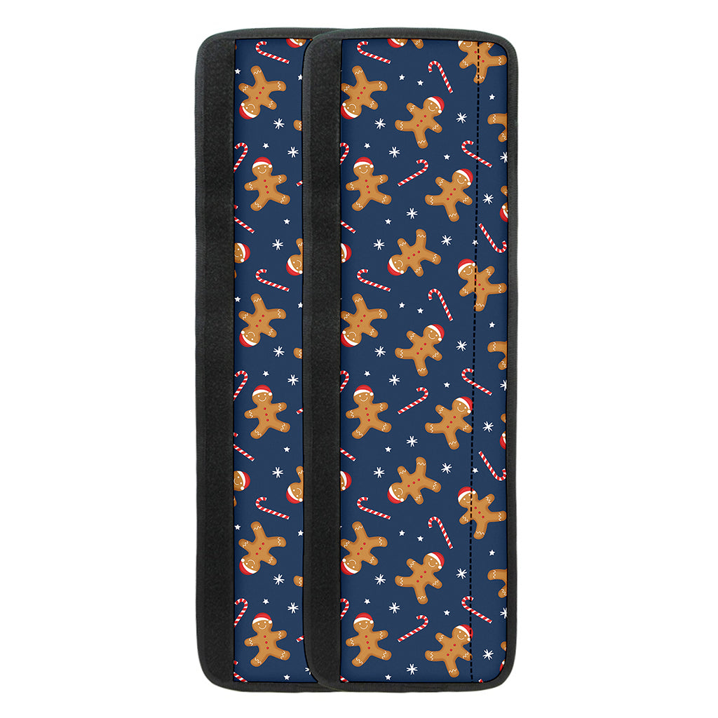 Xmas Gingerbread Man Pattern Print Refrigerator Handle Covers