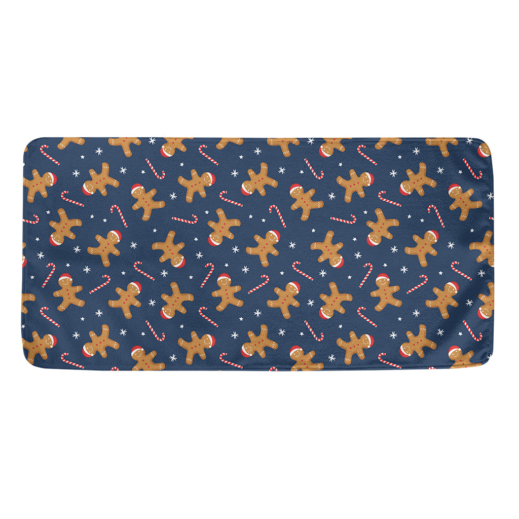 Xmas Gingerbread Man Pattern Print Towel