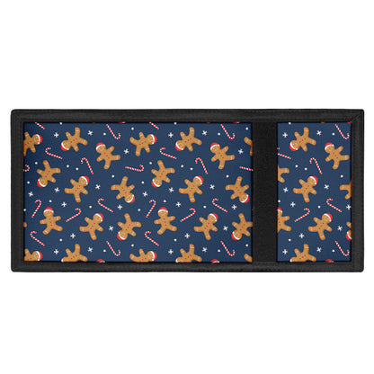Xmas Gingerbread Man Pattern Print Trifold Wallet