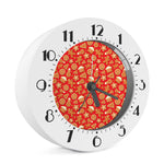 Xmas Gingerbread Pattern Print Alarm Clock