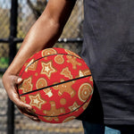 Xmas Gingerbread Pattern Print Basketball