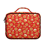 Xmas Gingerbread Pattern Print Briefcase Bible Bag