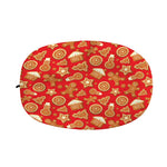 Xmas Gingerbread Pattern Print Car Side Mirror Covers
