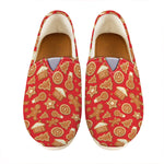 Xmas Gingerbread Pattern Print Casual Shoes