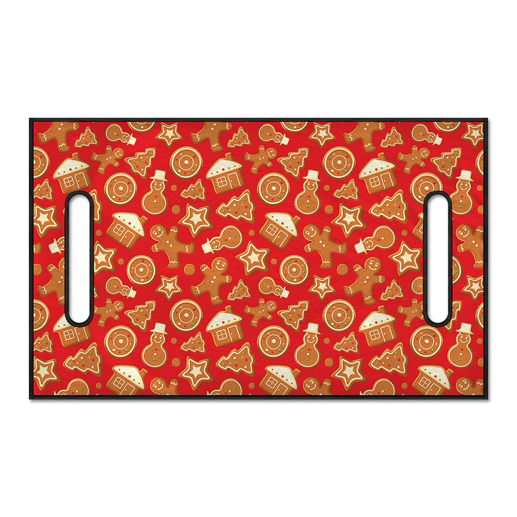 Xmas Gingerbread Pattern Print Golf Cart Seat Cover