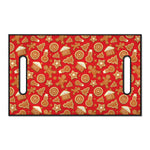 Xmas Gingerbread Pattern Print Golf Cart Seat Cover